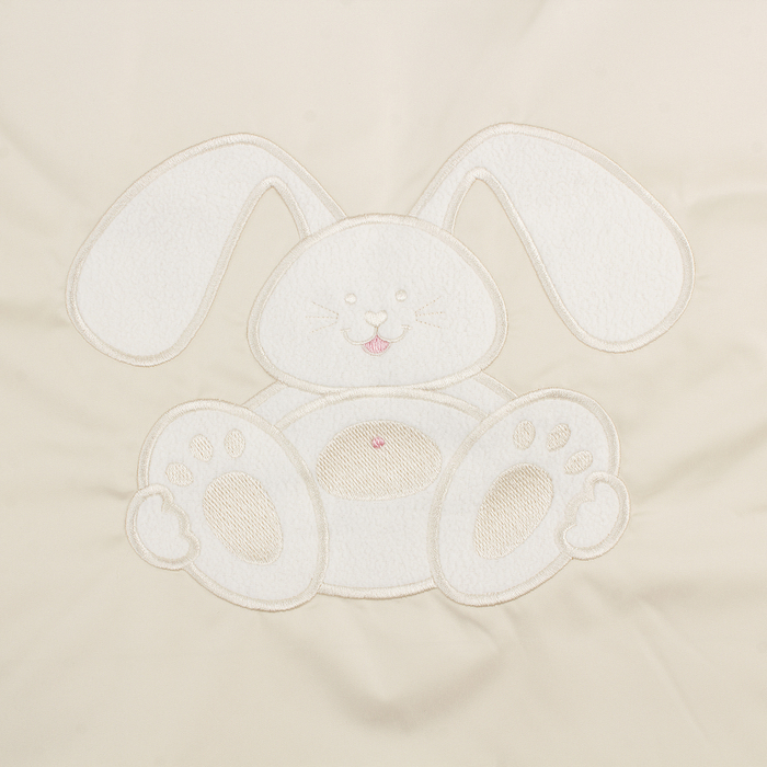 Конверт "Зайчик", 80х45, цв бежевый, дюспо пэ100, ш80пэ20, шелтер 200гм 969/4