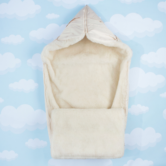 Конверт "Зайчик", 80х45, цв бежевый, дюспо пэ100, ш80пэ20, шелтер 200гм 969/4