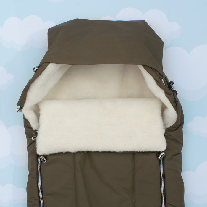 Конверт "Норд" , 85х45, цв хаки, таслан пэ100, ш80пэ20, шелтер 200гм 983/3