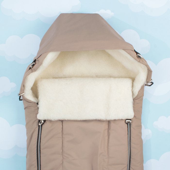 Конверт "Норд"размер 85х45, цв бежевый, таслан пэ100, ш80пэ20, шелтер 200гм 983/4