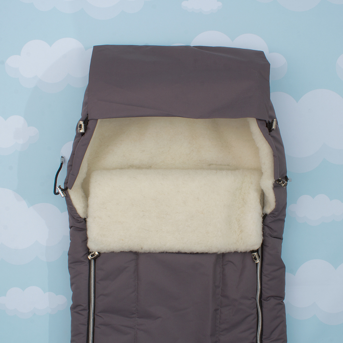 Конверт "Норд" 85х45, цв серый, таслан пэ100, ш80пэ20, шелтер 200гм 983/5