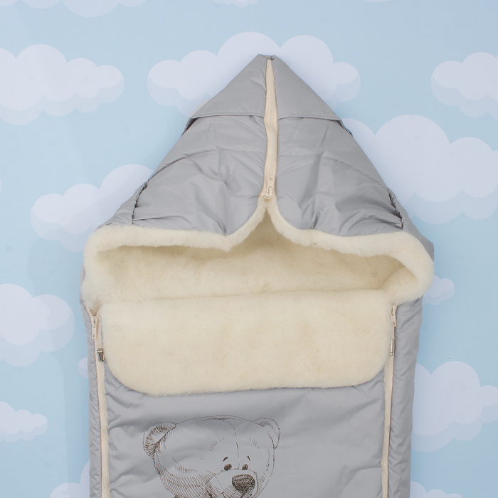 Конверт "Микка" 80х45, цв серый, дюспо пэ100, ш80пэ20, шелтер 200гм 987/5