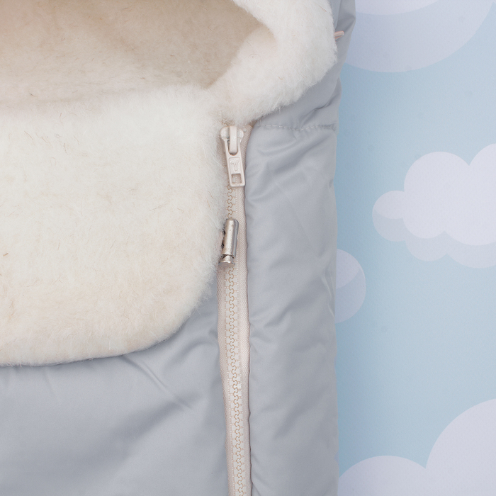 Конверт "Микка" 80х45, цв серый, дюспо пэ100, ш80пэ20, шелтер 200гм 987/5