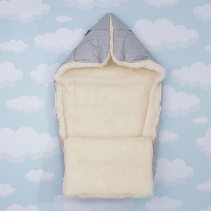 Конверт "Микка" 80х45, цв серый, дюспо пэ100, ш80пэ20, шелтер 200гм 987/5