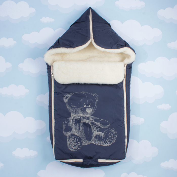 Конверт "Микка" 80х45, цв синий, дюспо пэ100, ш80пэ20, шелтер 200гм 987/6