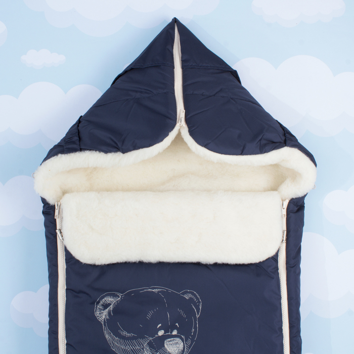 Конверт "Микка" 80х45, цв синий, дюспо пэ100, ш80пэ20, шелтер 200гм 987/6