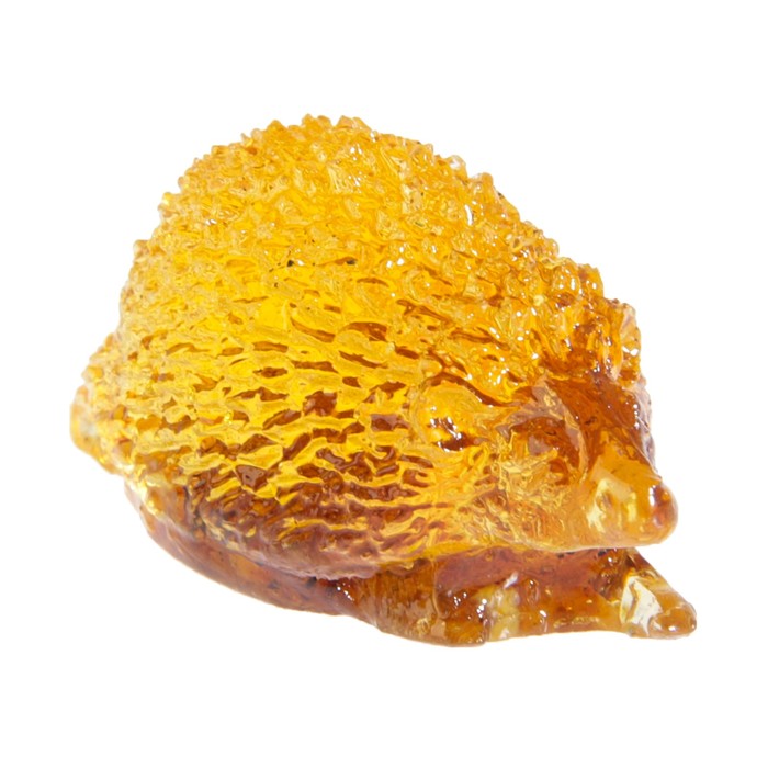 Сувенир "Ёжик", янтарь