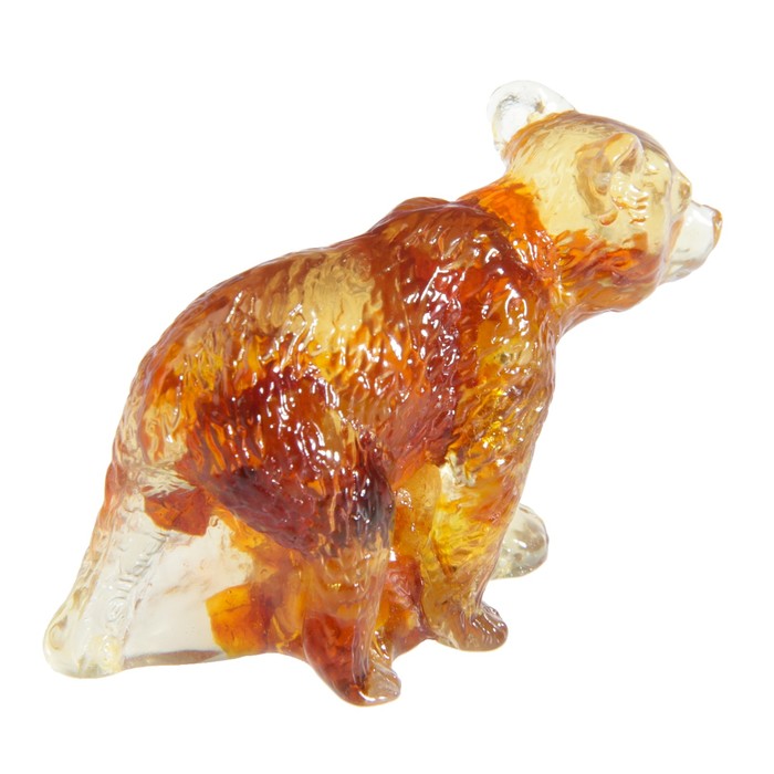Сувенир "Медвежонок", янтарь