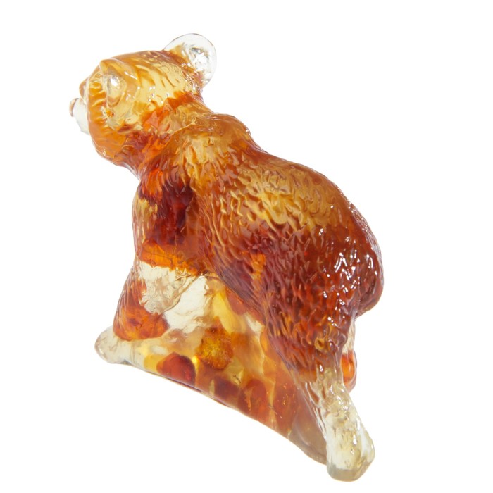 Сувенир "Медвежонок", янтарь