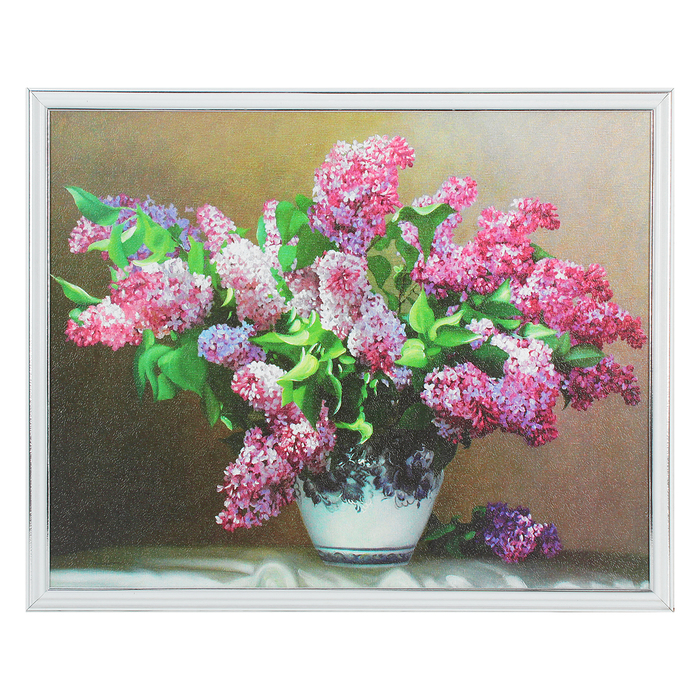 Картина "Летние цветы" 42х52 см