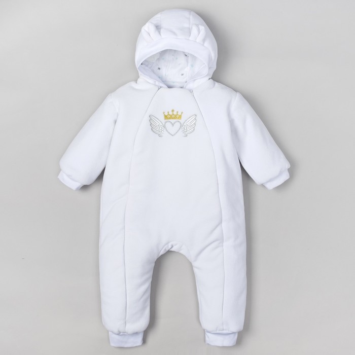 Комбинезон на синтепоне Крошка Я "Ангел" рост 62-68см (3-6мес)