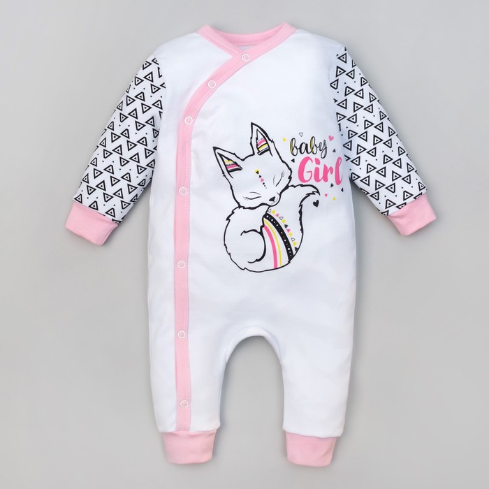 Комбинезон детский Крошка Я "Little miss" рост 68-74см (6-9мес)