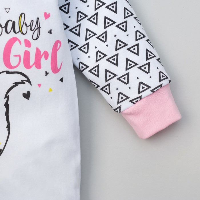 Комбинезон детский Крошка Я "Little miss" рост 74-80см (9-12мес)