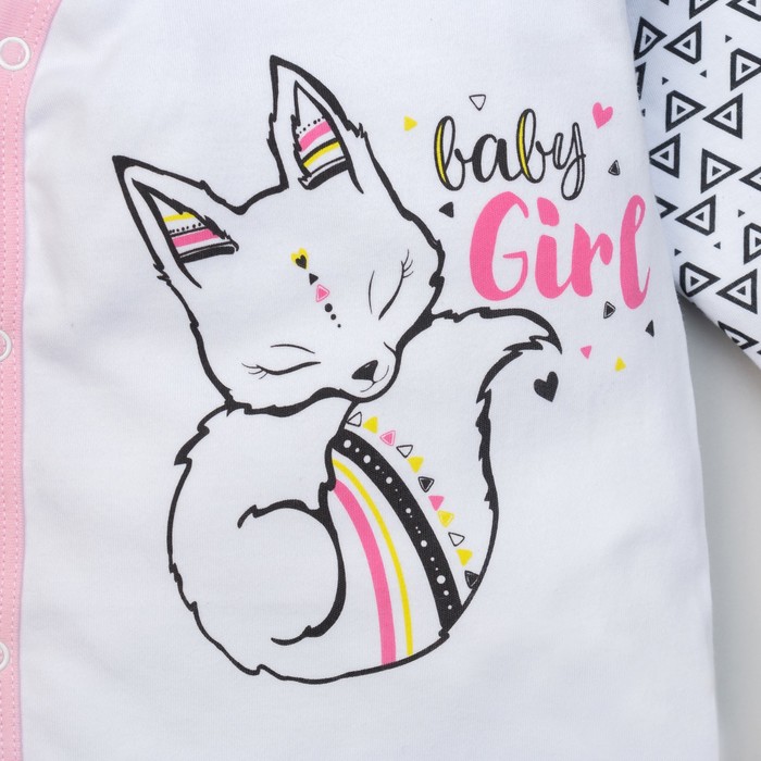 Комбинезон детский Крошка Я "Little miss" рост 74-80см (9-12мес)