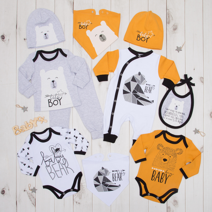 Комбинезон детский Крошка Я "Baby bear" рост 68-74см (6-9мес)