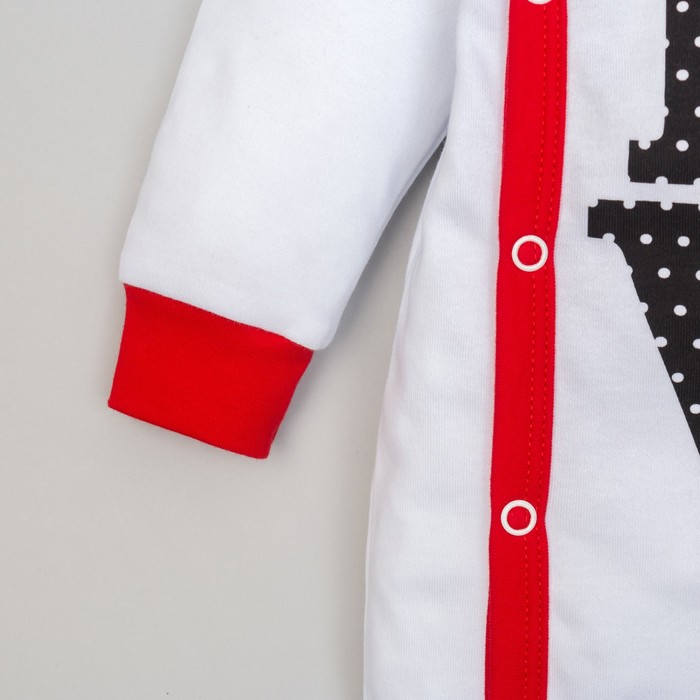 Комбинезон детский Крошка Я "LOVE" рост 68-74см (6-9мес)