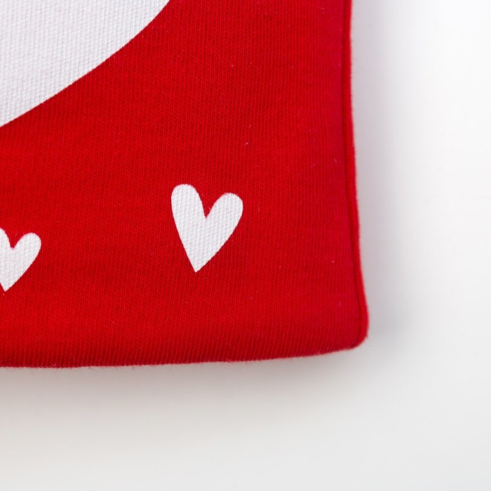 Чепчик (шапочка) Крошка Я "LOVE" красн, р-р 50 (3-4 года)