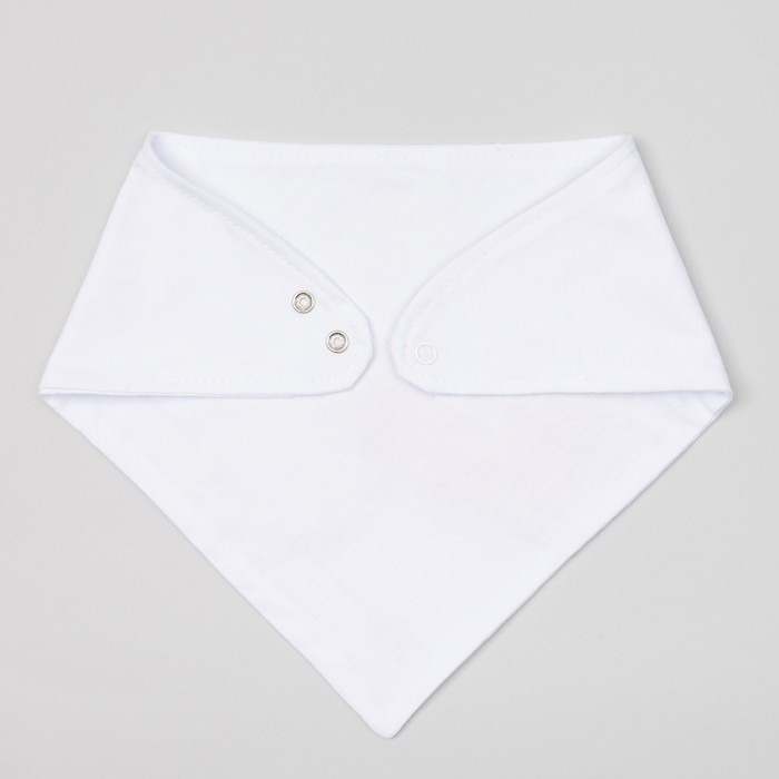 Нагрудник-платок Крошка Я "LOVE" белый