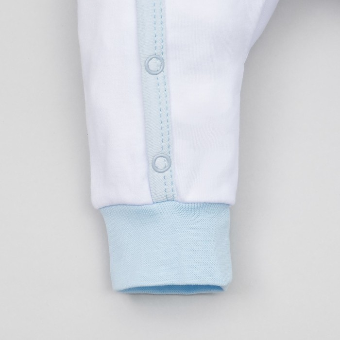 Комбинезон детский Крошка Я "Люблю маму и папу" гол, рост 62-68см (3-6мес)