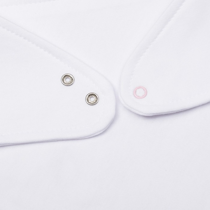 Нагрудник-платок Крошка Я "Люблю маму и папу" розовый