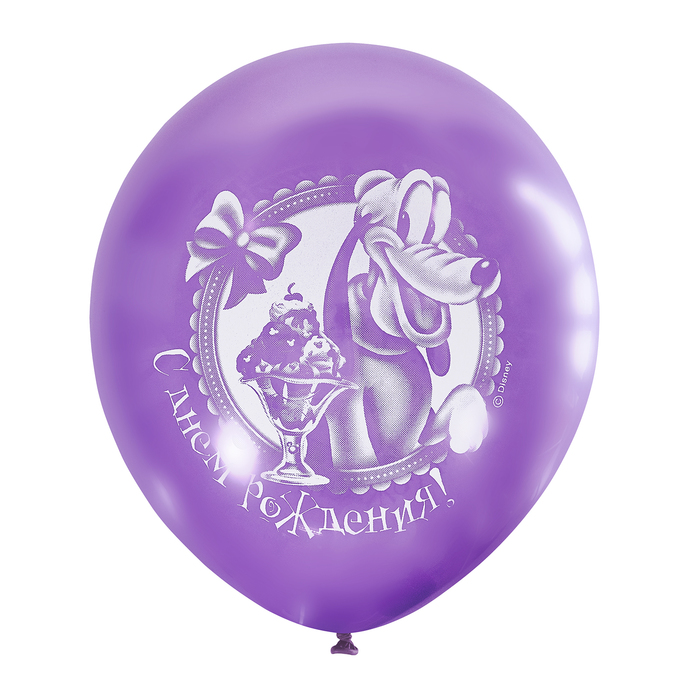 Набор шаров 12" "Дисней С днем рождения", 2 ст., 5 шт