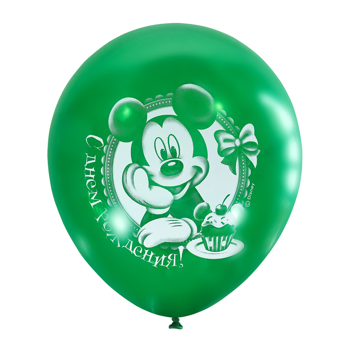 Набор шаров 12" "Дисней С днем рождения", 2 ст., 5 шт
