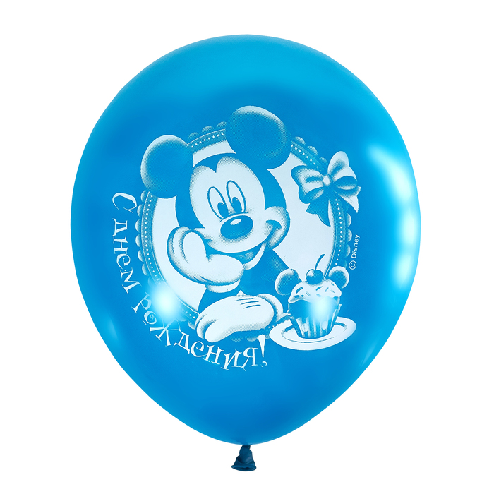Набор шаров 12" "Дисней С днем рождения", 2 ст., 5 шт