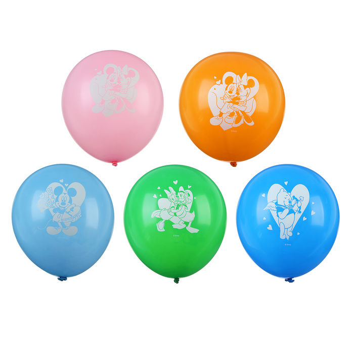 Набор шаров 12" "Дисней Любовь", 2 ст., 5 шт