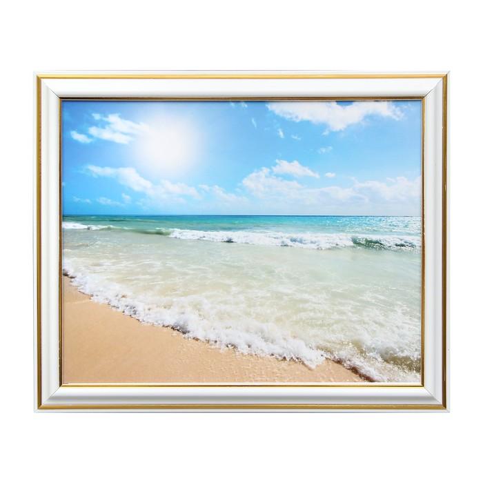 Картина "На берегу" 22х27 см