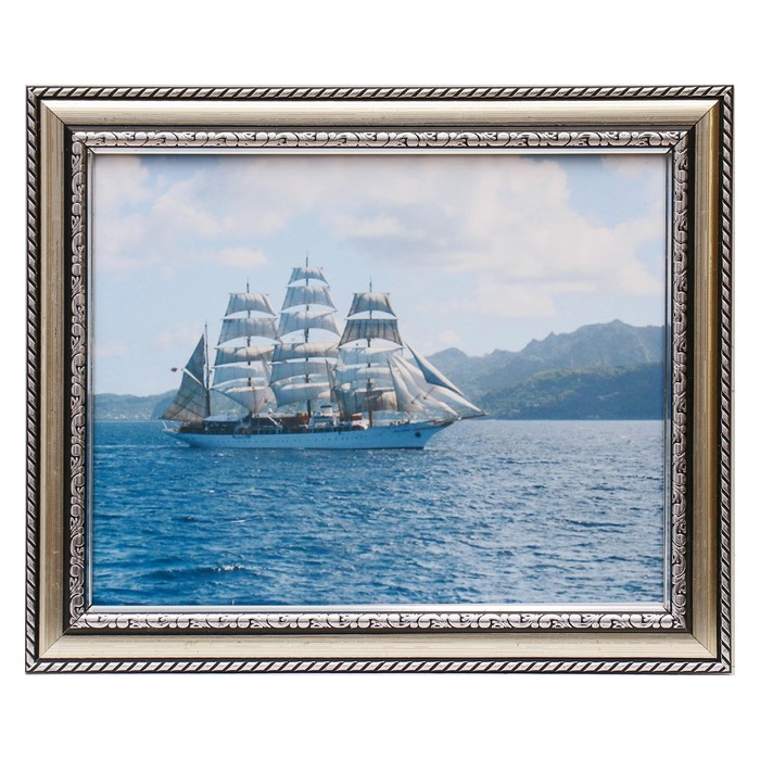 Картина "Корабль" 22х27 см