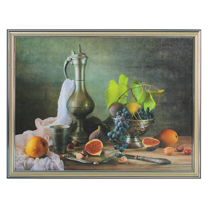 Картина "Натюрморт с графином" 33х43 см