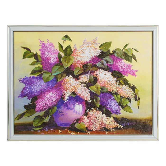 Картина "Букет сирени" 33х43 см