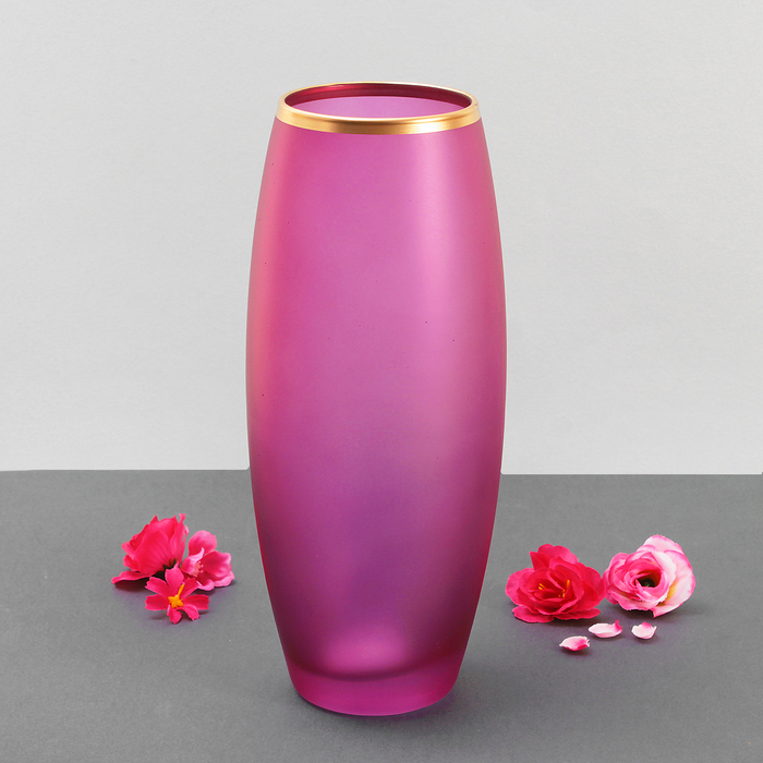 Ваза "Унисон" пурпурная