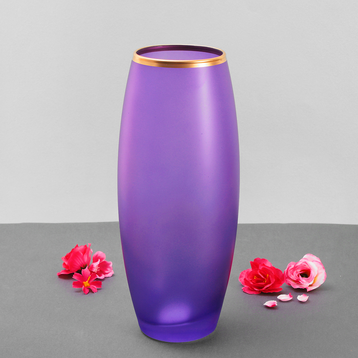 Ваза "Унисон" сиреневая