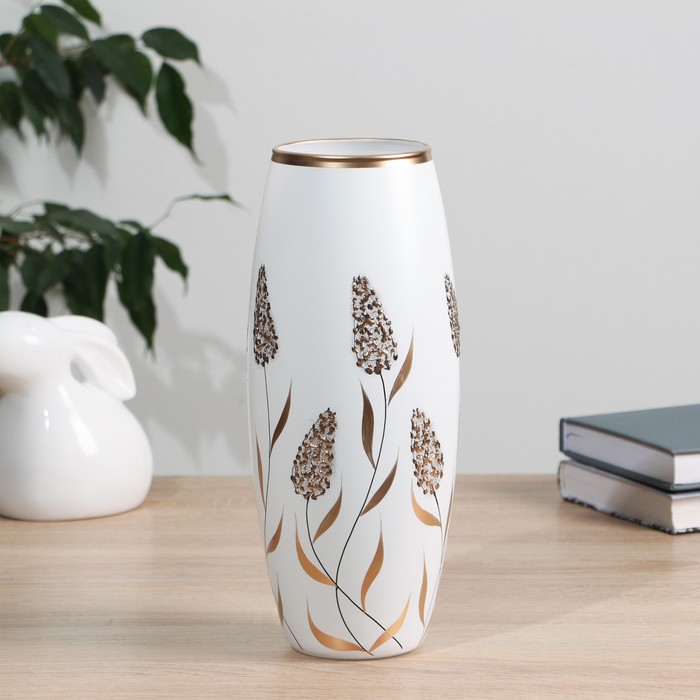 Ваза "Ростки" белая