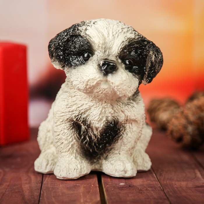 Копилка "Щенок" маленький, 15 см, микс