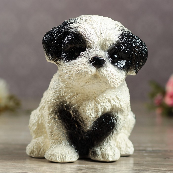 Копилка "Щенок" маленький, 15 см, микс