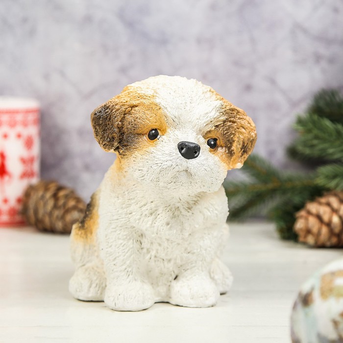 Копилка "Щенок" маленький, 15 см, микс