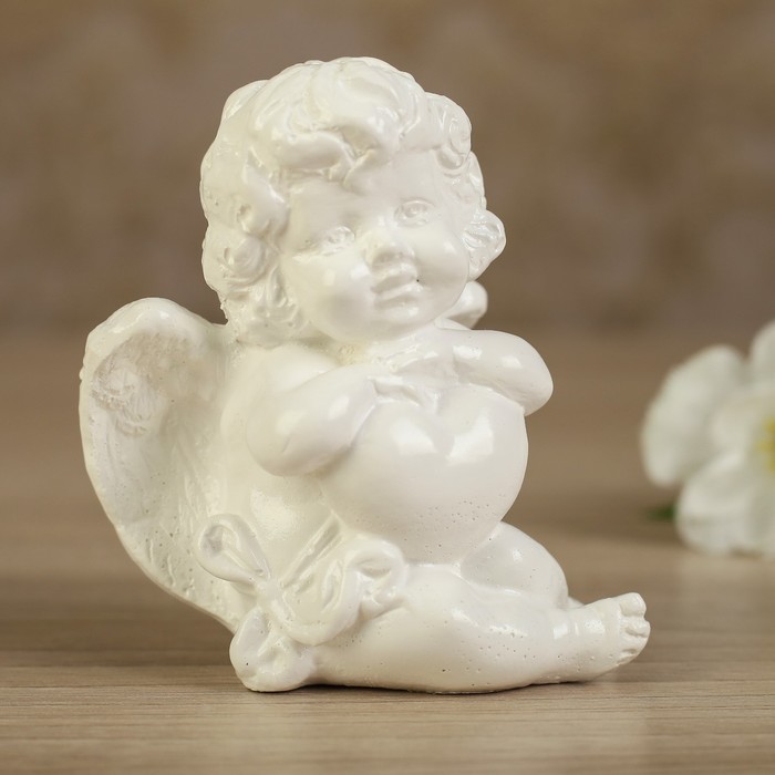 Статуэтка "Валентинка 1" белый