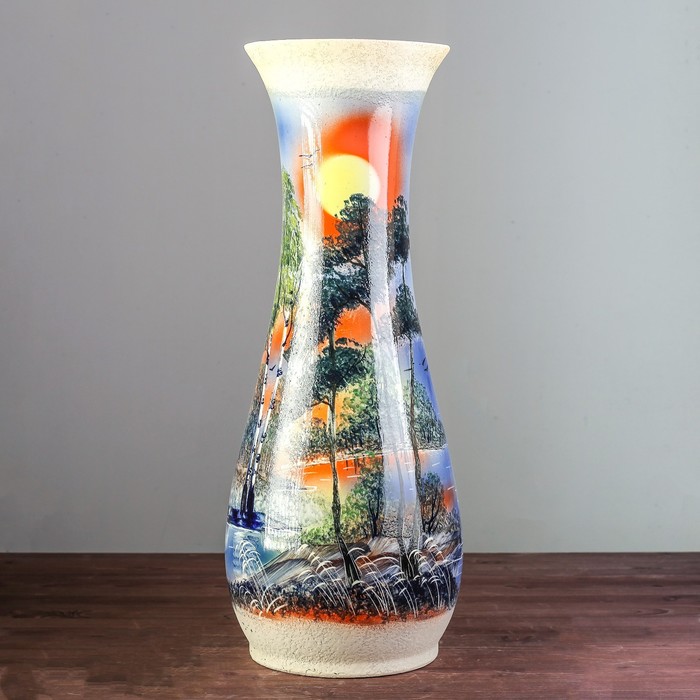 Ваза "Осень" шамот художка