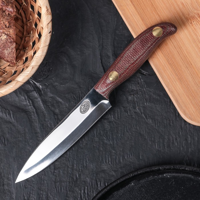 Нож кухонный малый, рукоять текстолит