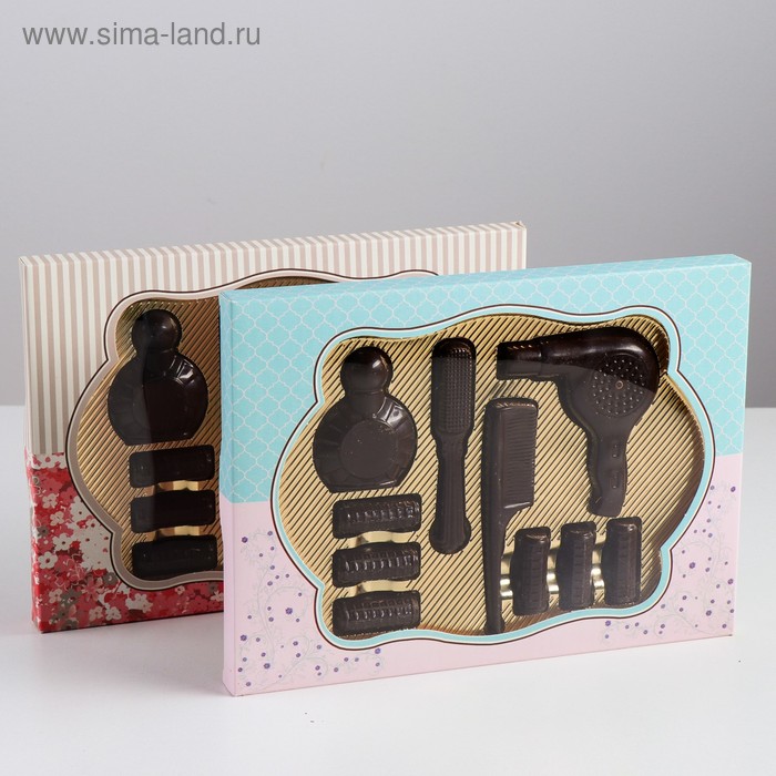 фото Подарочный набор фигур из тёмного шоколада "вам, красавицы!", 180 г золотое правило