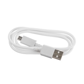 

Кабель Ritmix RCC-110, micro USB - USB, 1 А, 1 м, белый