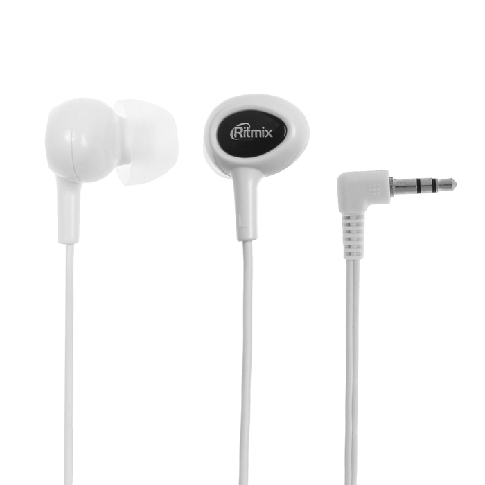 Наушники RITMIX RH-022, 100 дБ+/-3 дБ, Jack 3.5 мм, кабель 1.2 м, черные