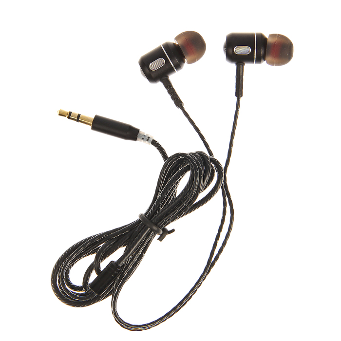 Наушники RITMIX RH-140, 92 дБ+/-3 дБ, Jack 3.5 мм,кабель 1.2 м, черные