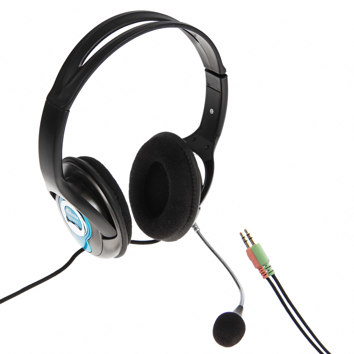 Гарнитура RITMIX RH-943M, Чувст: 105 дБ, Разъем: 3,5 мм,Кабель:3 м, микрофон