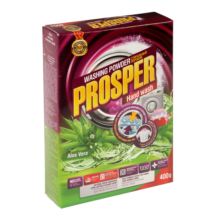 Стиральный порошок Prosper Hand wash Алое, 400г