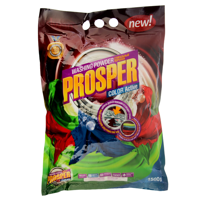 Стиральный порошок Prosper Color Active, 1500г