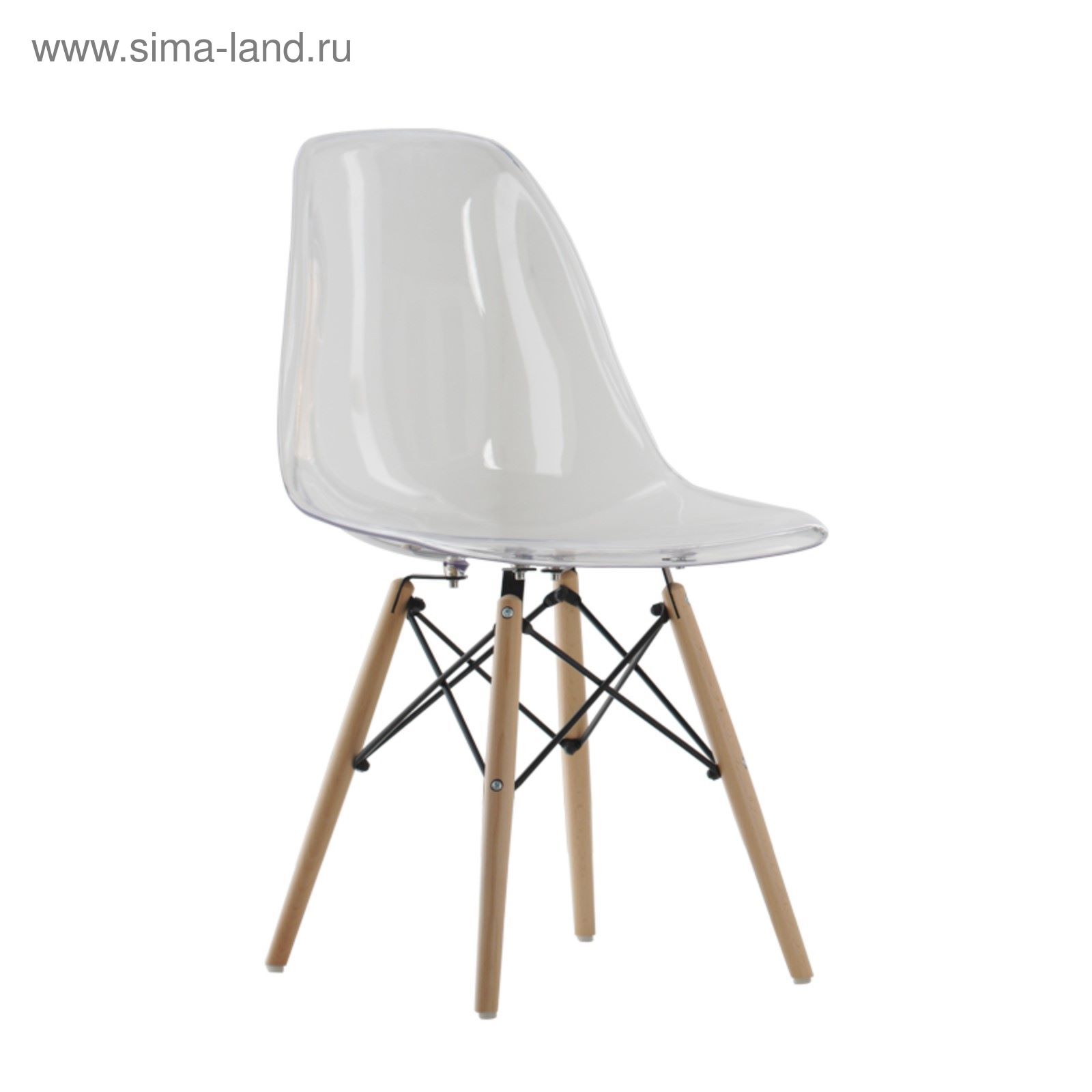 Стул eames dsw clear прозрачный