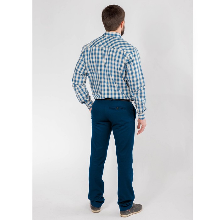 Сорочка классич. мужская, р. 48-50, об. шеи 45-46, рост 182-188, цвет синий